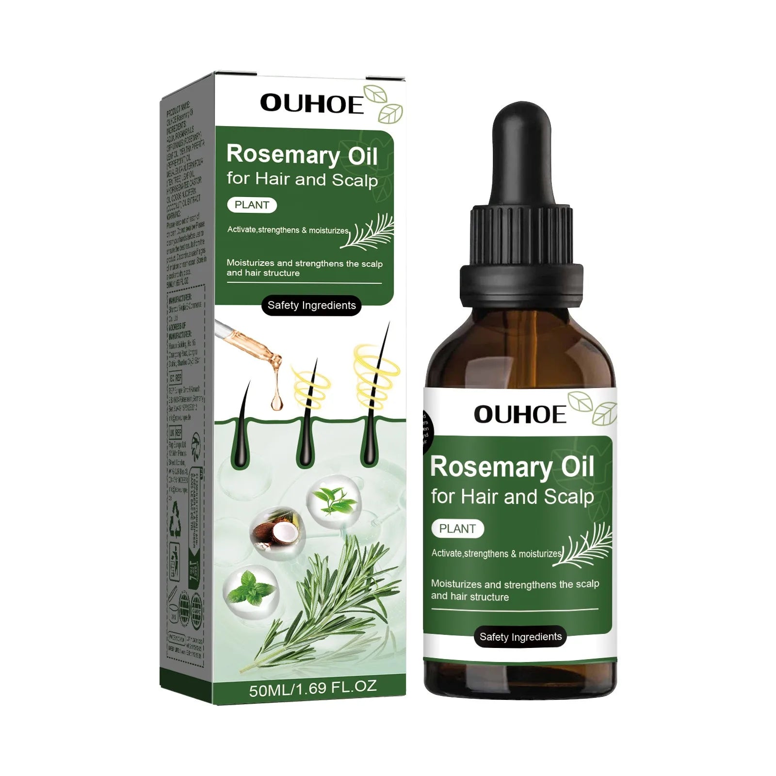 Rosemary Hair Growth Oil | 100% Natural | Siempre Bellas
